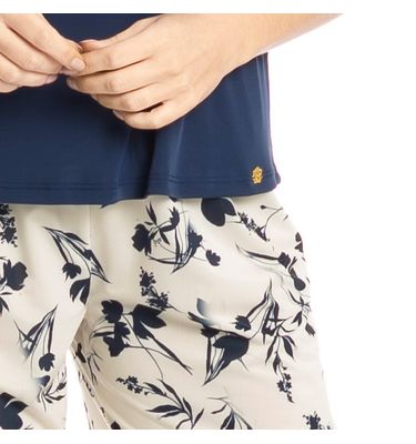 Pijama Feminino Shortão Regata Joana - Imagem 5 - Mobile