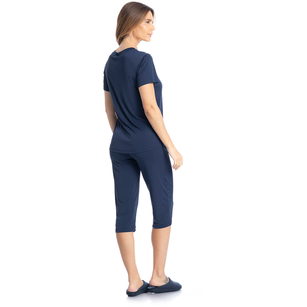 Pijama Feminino Pescador Joana - Imagem 4 - Mobile