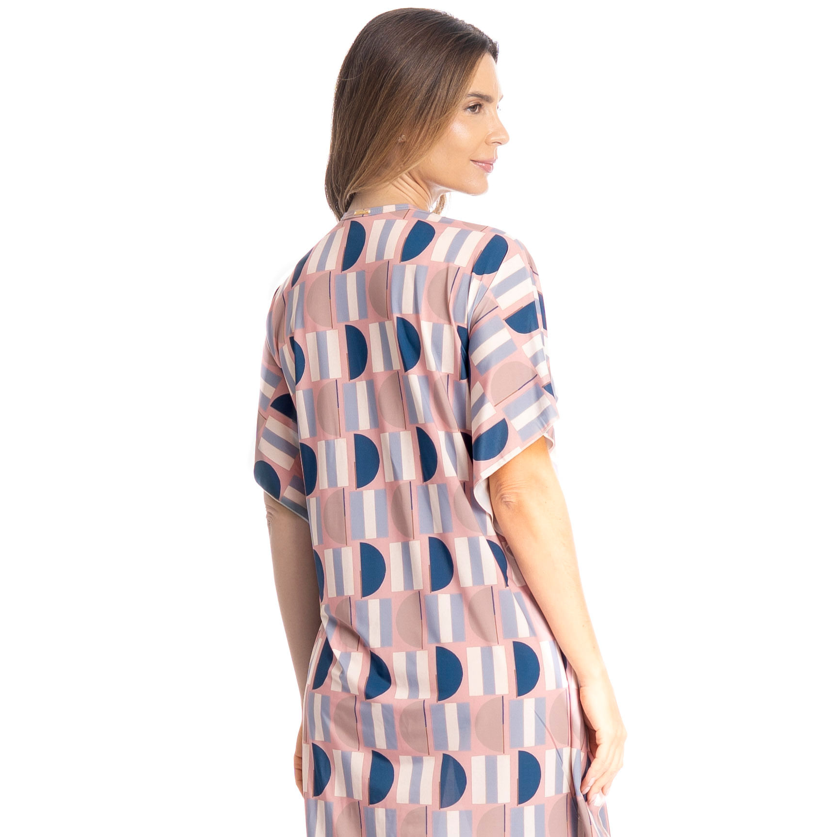 Vestido Midi Regata Daiana Azul-2 - Imagem 2