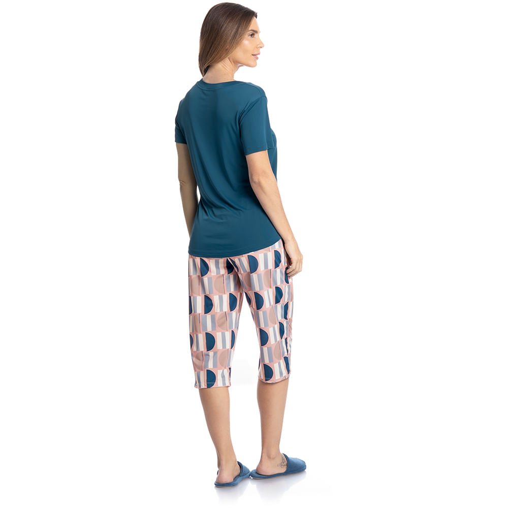 Pijama Feminino Pescador Daiana - Imagem 4 - Mobile