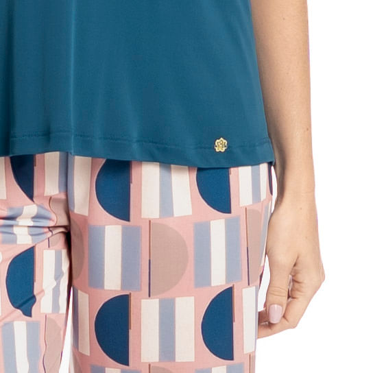 Pijama Feminino Pescador Daiana - Imagem 5 - Mobile