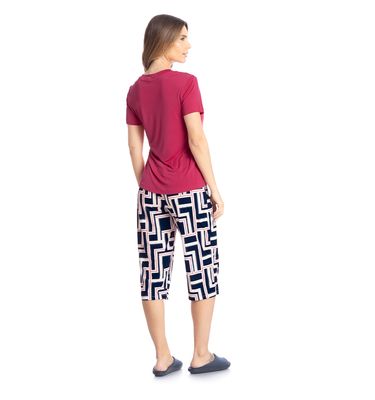 Pijama Feminino Pescador Daiana - Imagem 4 - Mobile