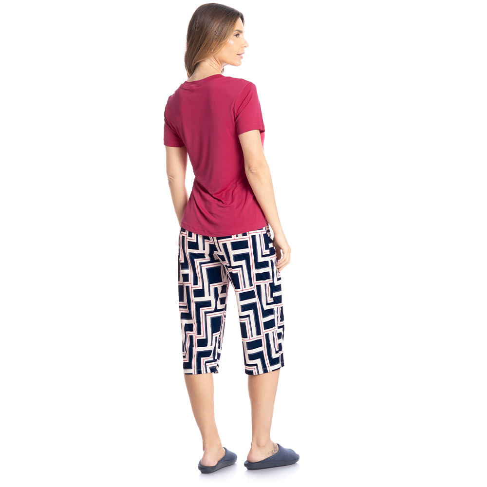 Pijama Feminino Pescador Daiana - Imagem 4 - Mobile