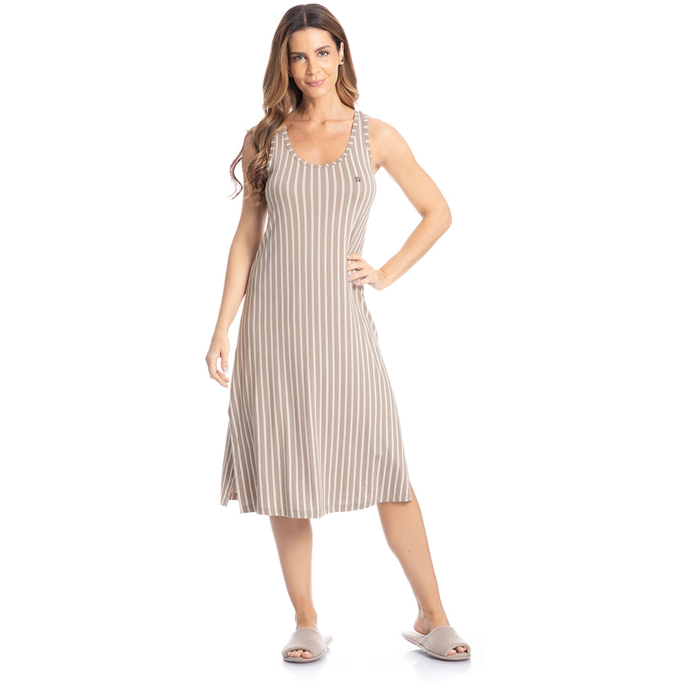 Vestido Midi Regata Isabel - Imagem 3 - Mobile
