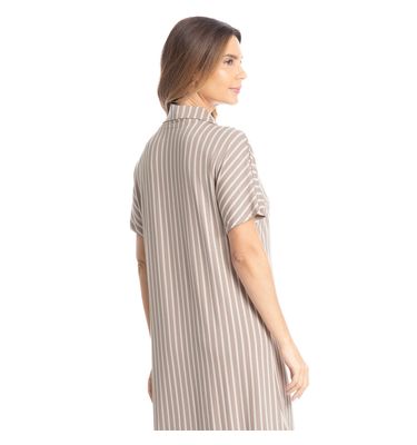 Camisão Feminino Abotoado Médio Isabel - Imagem 2 - Mobile