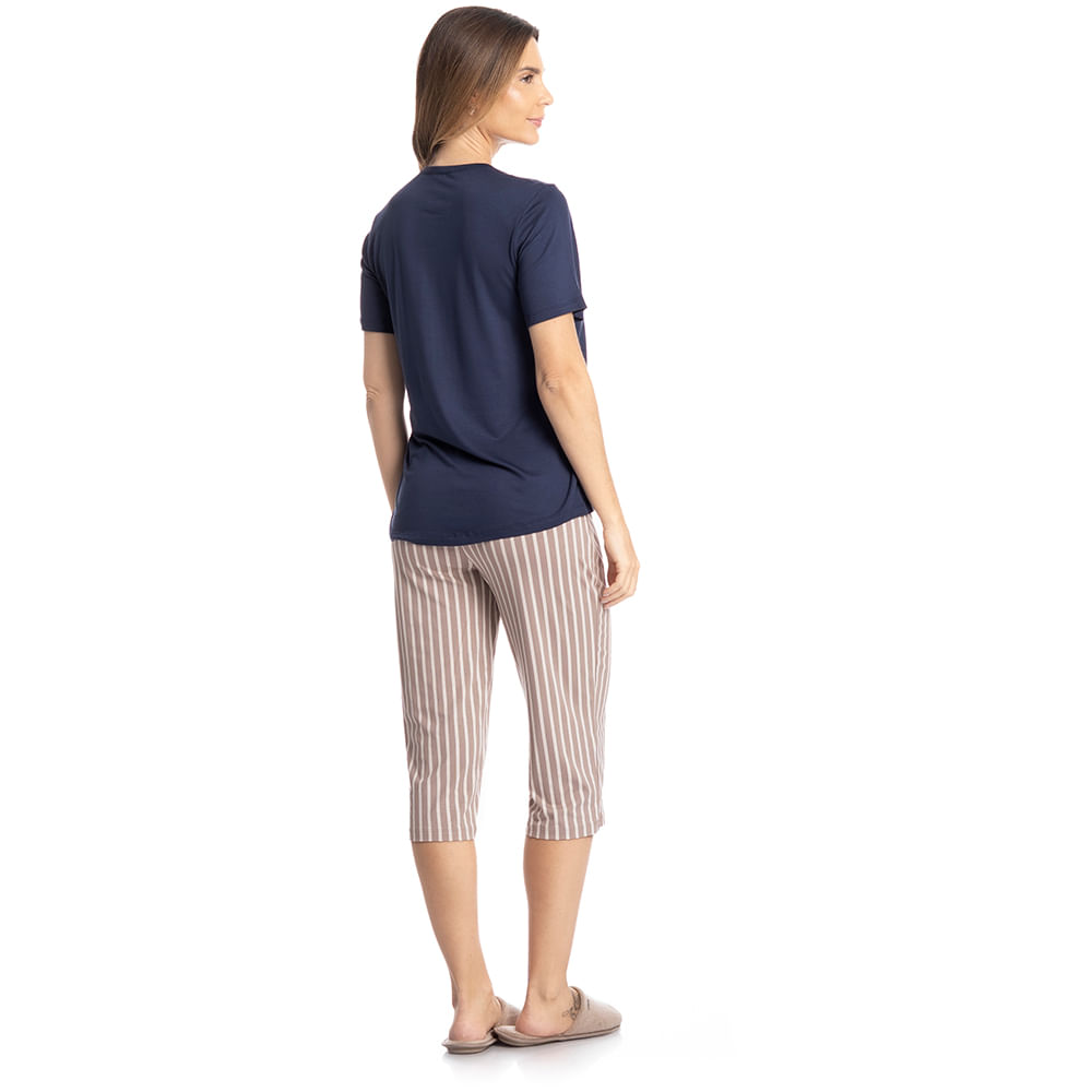 Pijama Feminino Pescador Isabel - Imagem 4 - Mobile