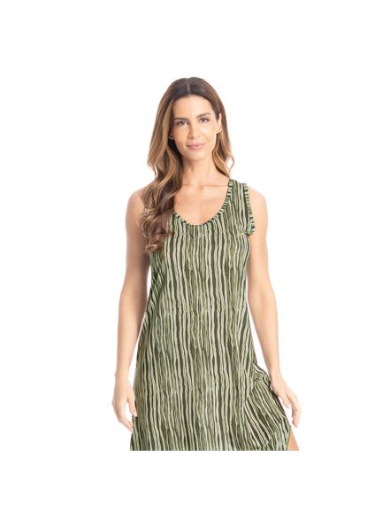 Vestido Midi Regata Elen Verde - Imagem 1