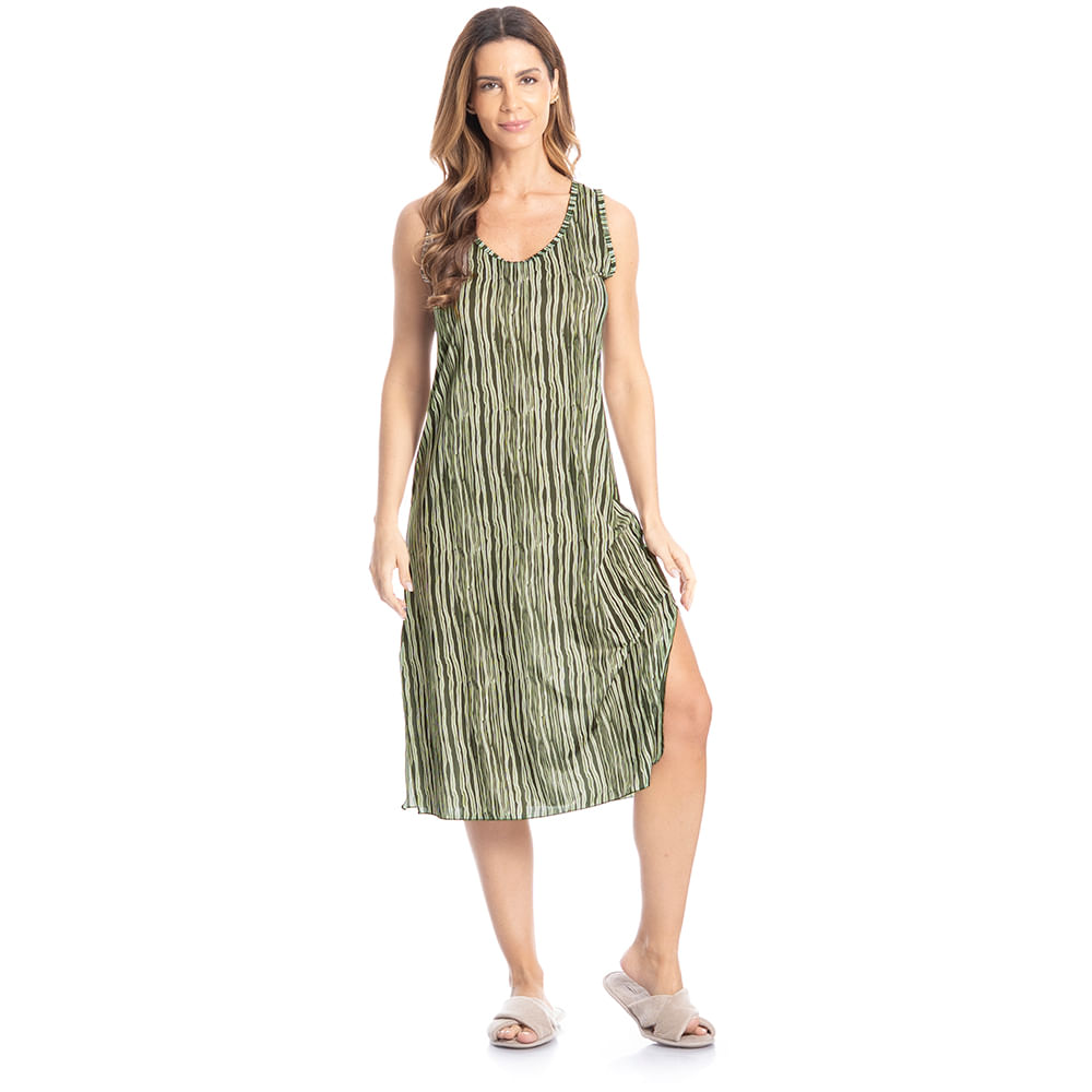Vestido Midi Regata Elen - Imagem 3 - Mobile