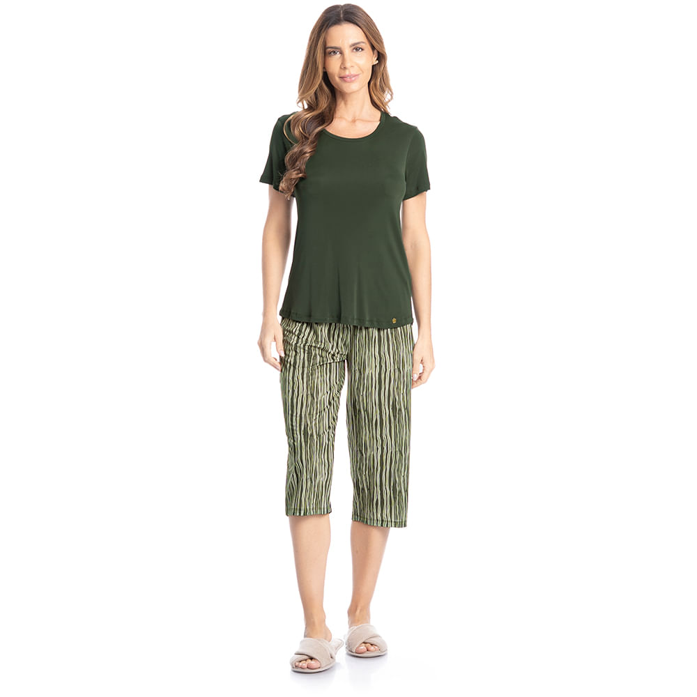 Pijama Feminino Pescador Elen - Imagem 3 - Mobile