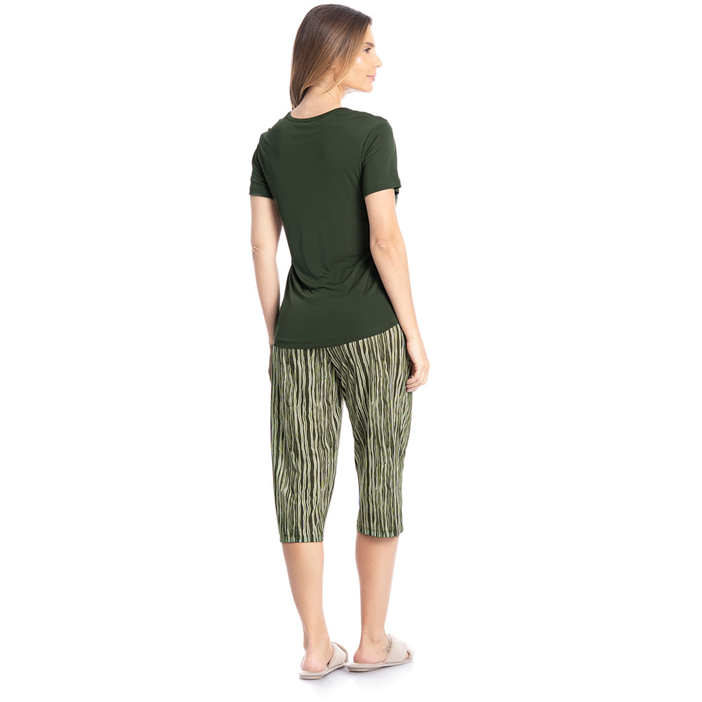 Pijama Feminino Pescador Elen - Imagem 4 - Mobile
