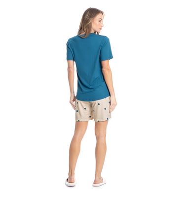 Pijama Feminino Shortão Maiara - Imagem 4 - Mobile