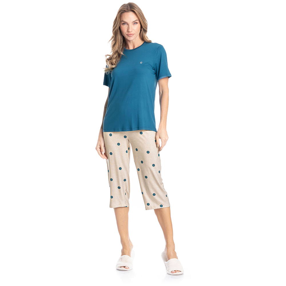 Pijama Feminino Pescador Maiara - Imagem 3 - Mobile