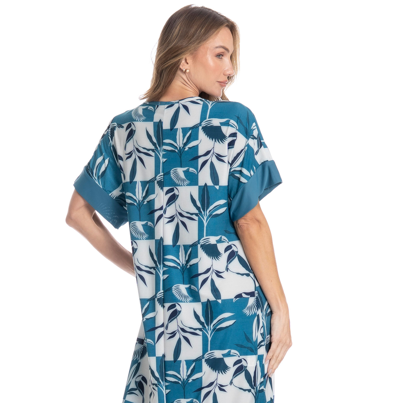 Kaftan Feminino Longo Teresa - Imagem 2 - Mobile