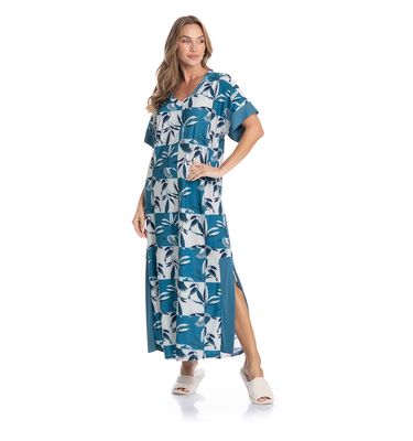 Kaftan Feminino Longo Teresa - Imagem 3 - Mobile