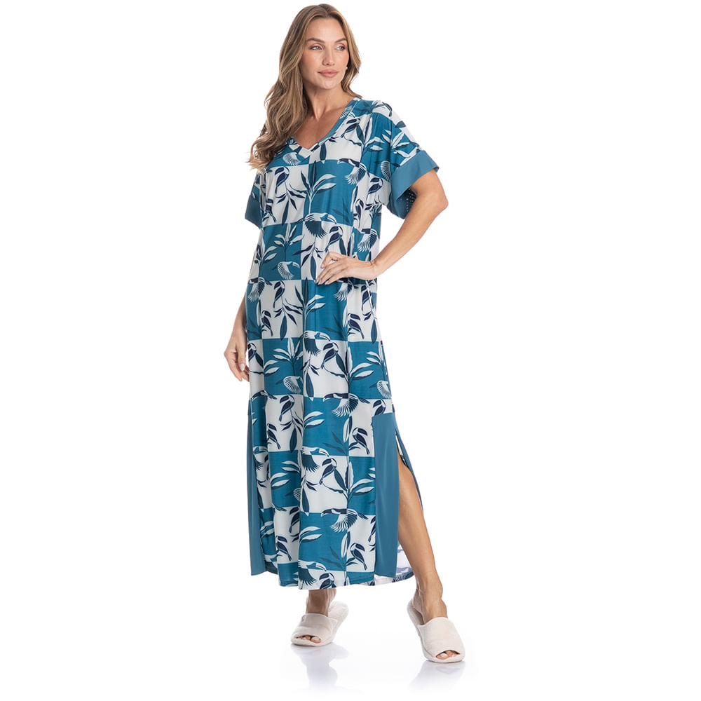 Kaftan Feminino Longo Teresa - Imagem 3 - Mobile