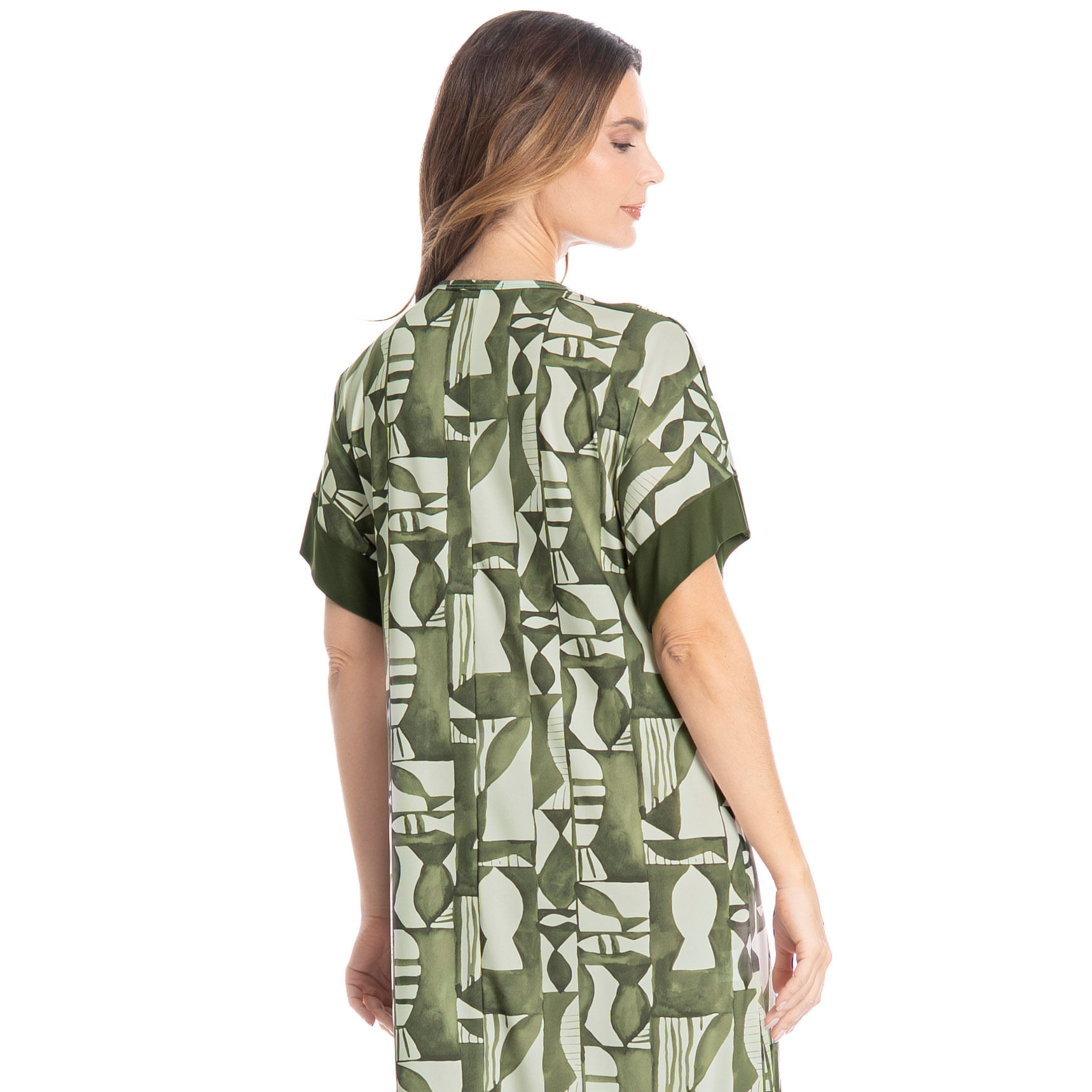 Kaftan Feminino Longo Teresa Verde - Imagem 2