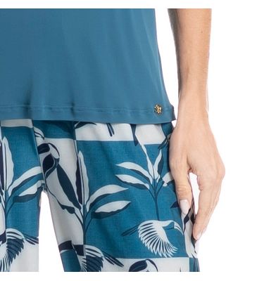 Pijama Feminino Pescador Teresa - Imagem 5 - Mobile