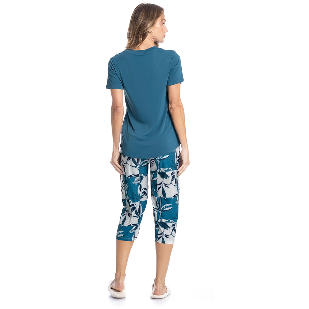 Pijama Feminino Pescador Teresa - Imagem 4 - Mobile
