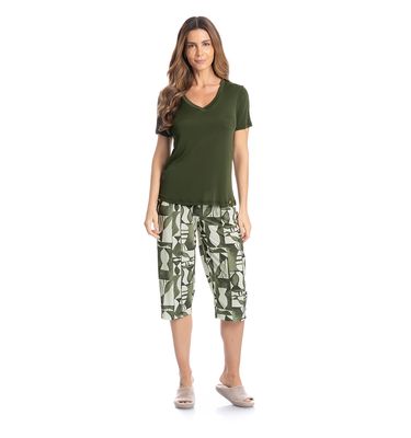 Pijama Feminino Pescador Teresa - Imagem 3 - Mobile