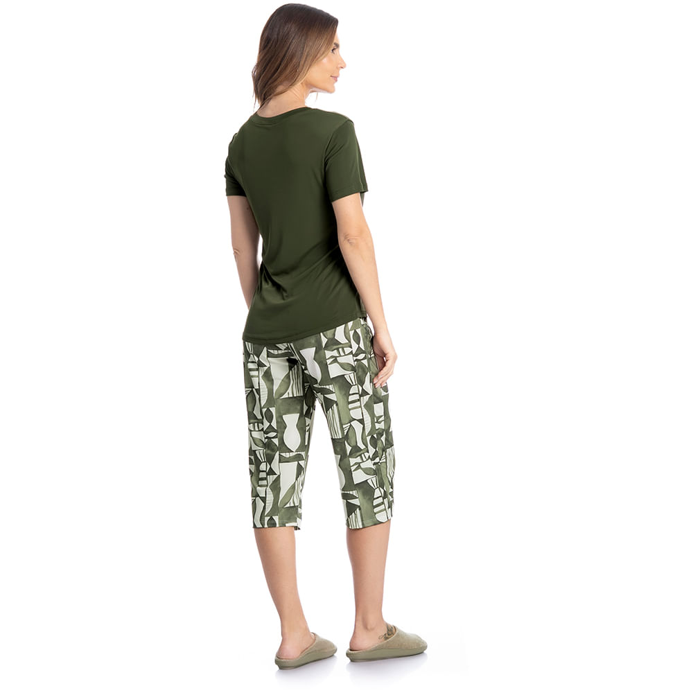 Pijama Feminino Pescador Teresa - Imagem 4 - Mobile