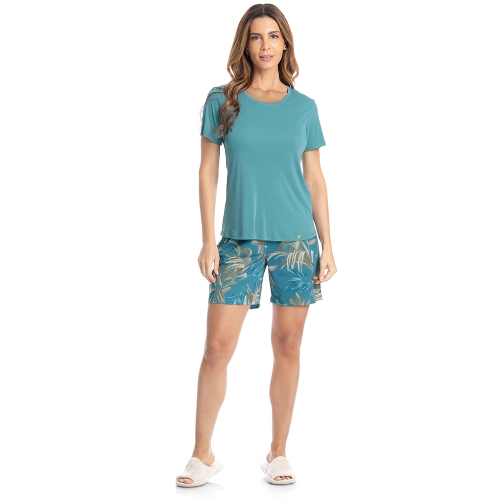 Pijama Feminino Shortão Patricia - Imagem 3 - Mobile