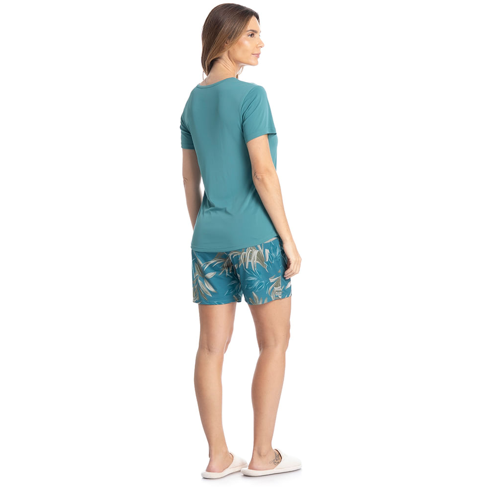 Pijama Feminino Shortão Patricia - Imagem 4 - Mobile