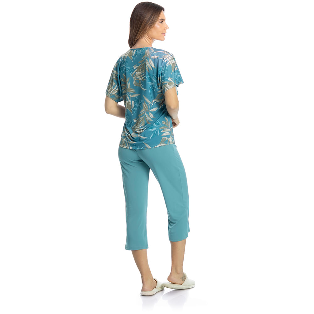 Pijama Feminino Capri Patricia - Imagem 4 - Mobile
