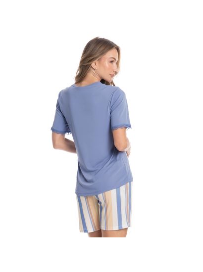Pijama Feminino Shortão Paola - Imagem 2 - Desktop