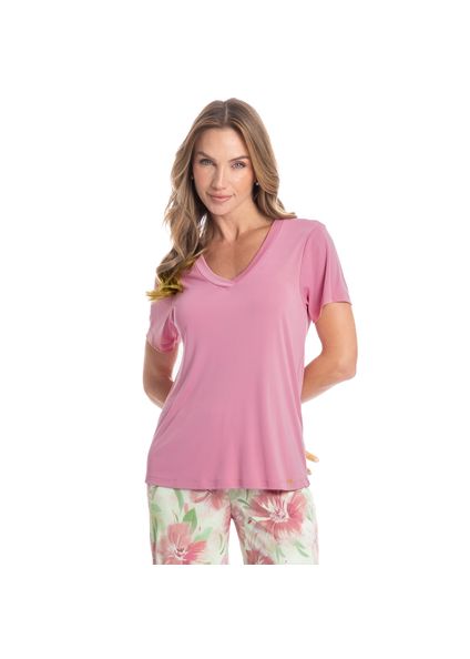 Pijama Feminino Pescador Julia Rosa - Imagem 1