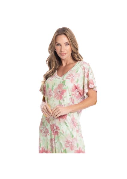 Camisão Feminino Médio Julia Rosa - Imagem 1