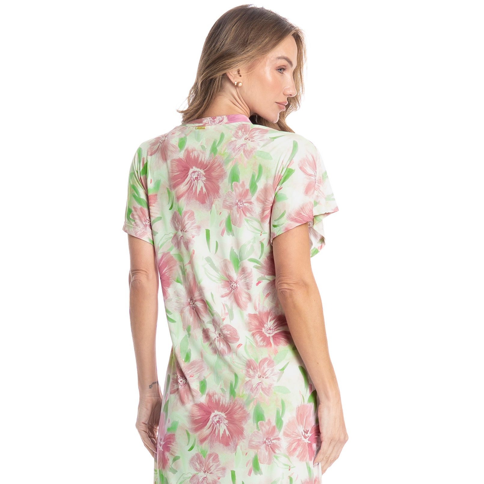 Camisão Feminino Médio Julia Rosa - Imagem 2