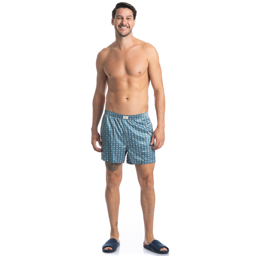 Boxer Masculina Estampada Enzo Tombini - Imagem 3 - Mobile