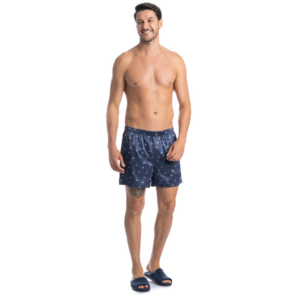 Boxer Masculina Estampada Enzo Tombini - Imagem 3 - Mobile