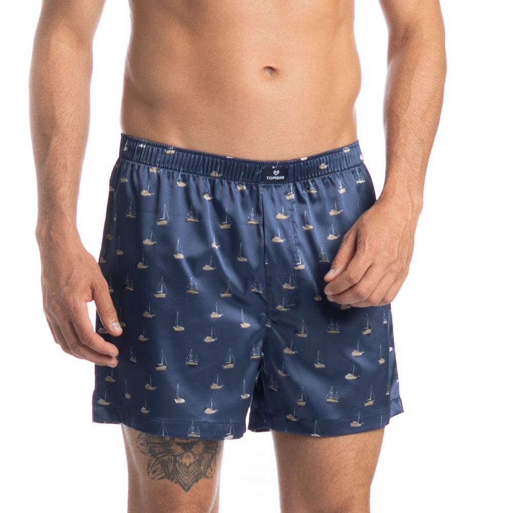 Boxer Masculina Estampada Enzo Tombini - Imagem 5 - Mobile