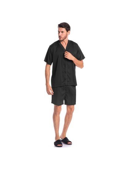 Pijama Masculino Curto Americano Enzo Tombini - Imagem 3 - Desktop