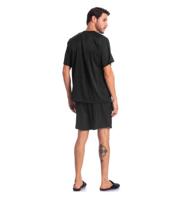 Pijama Masculino Curto Americano Enzo Tombini - Imagem 4 - Mobile