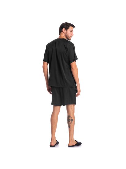 Pijama Masculino Curto Americano Enzo Tombini - Imagem 4 - Desktop