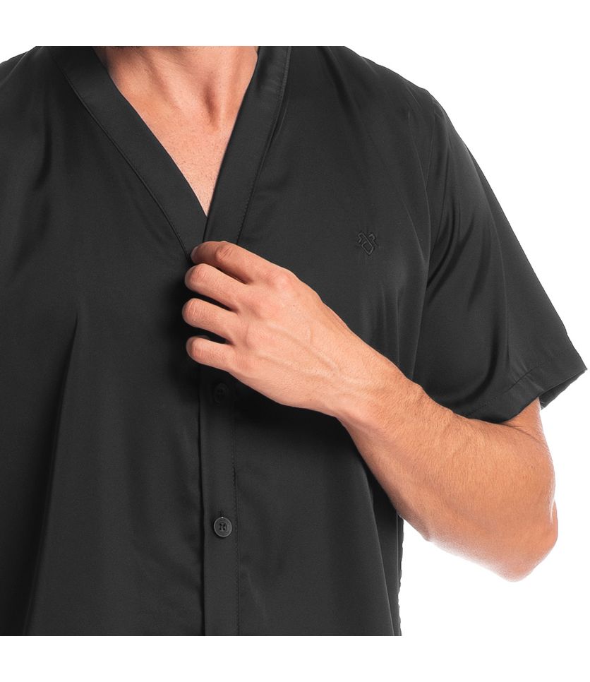 Pijama Masculino Curto Americano Enzo Tombini - Imagem 5 - Desktop