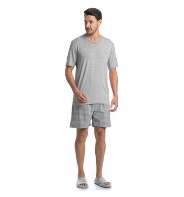 Pijama Masculino Curto Lorenzo Tombini - Imagem 3 - Mobile