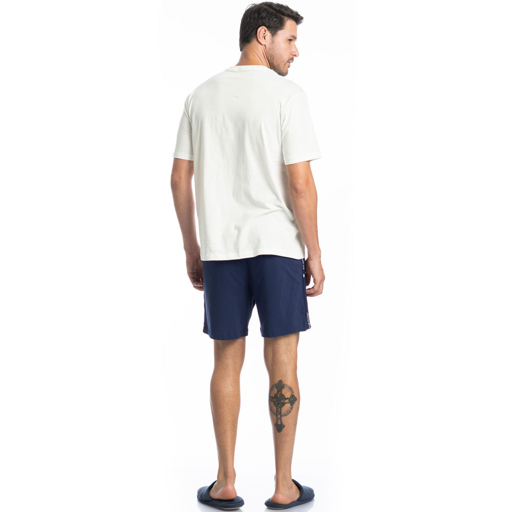 Pijama Masculino Curto Augusto Tombini - Imagem 4 - Mobile