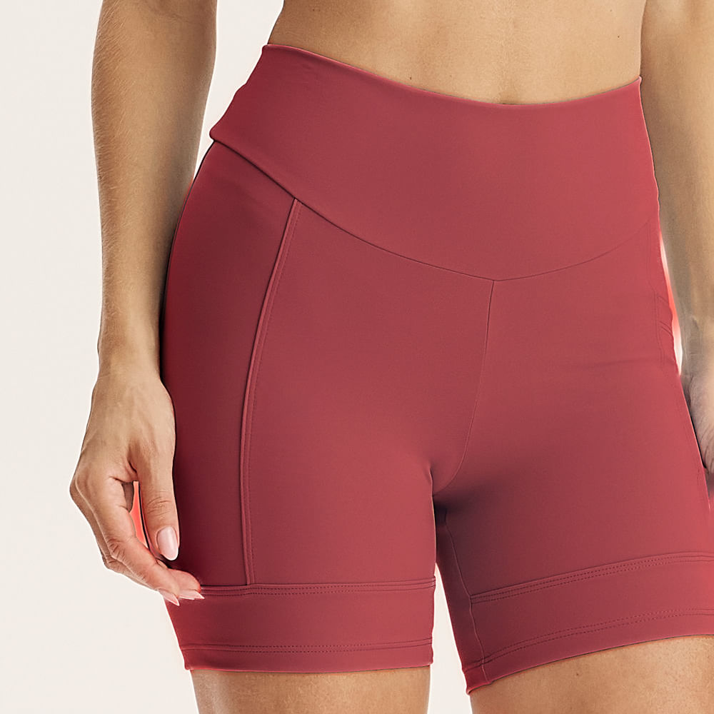 Shorts Médio Comfort Shape Com Bolso Core Power Vivame - Imagem 5 - Mobile