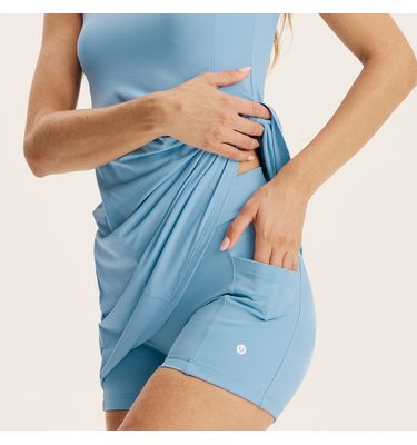 Vestido Com Short Dry-move Core Vivame - Imagem 5 - Mobile