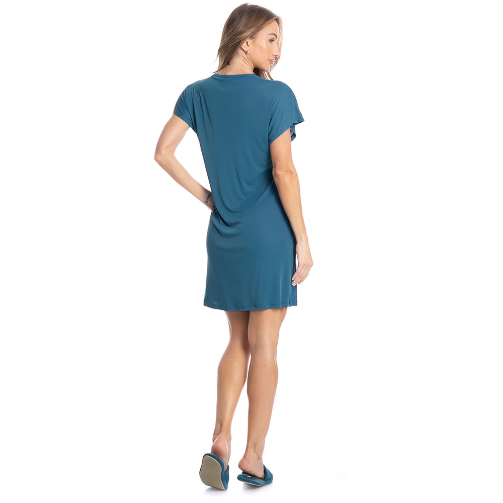 Camisão Curto Com Renda Biba - Imagem 4 - Mobile
