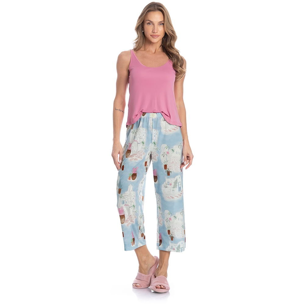 Pijama Feminino Capri La Villa - Imagem 3 - Mobile