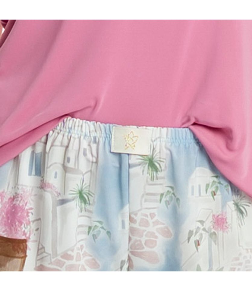 Pijama Curto Feminino La Villa - Imagem 5 - Desktop