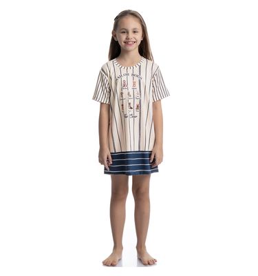 Camisão Curto Infatil Sailor Dogs - Imagem 3 - Mobile