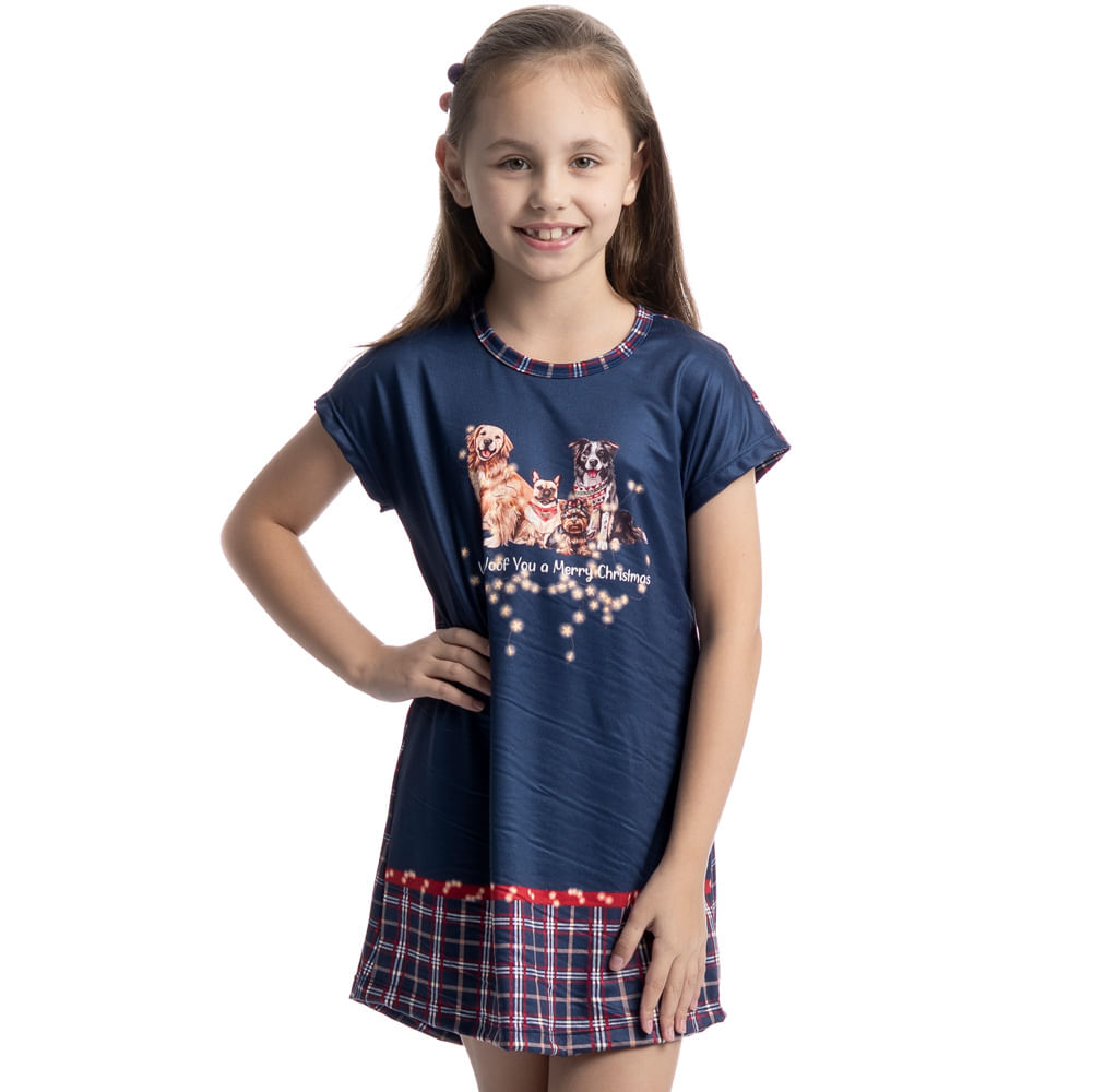 Camisão Curto Infantil Jolly - Imagem 1 - Mobile
