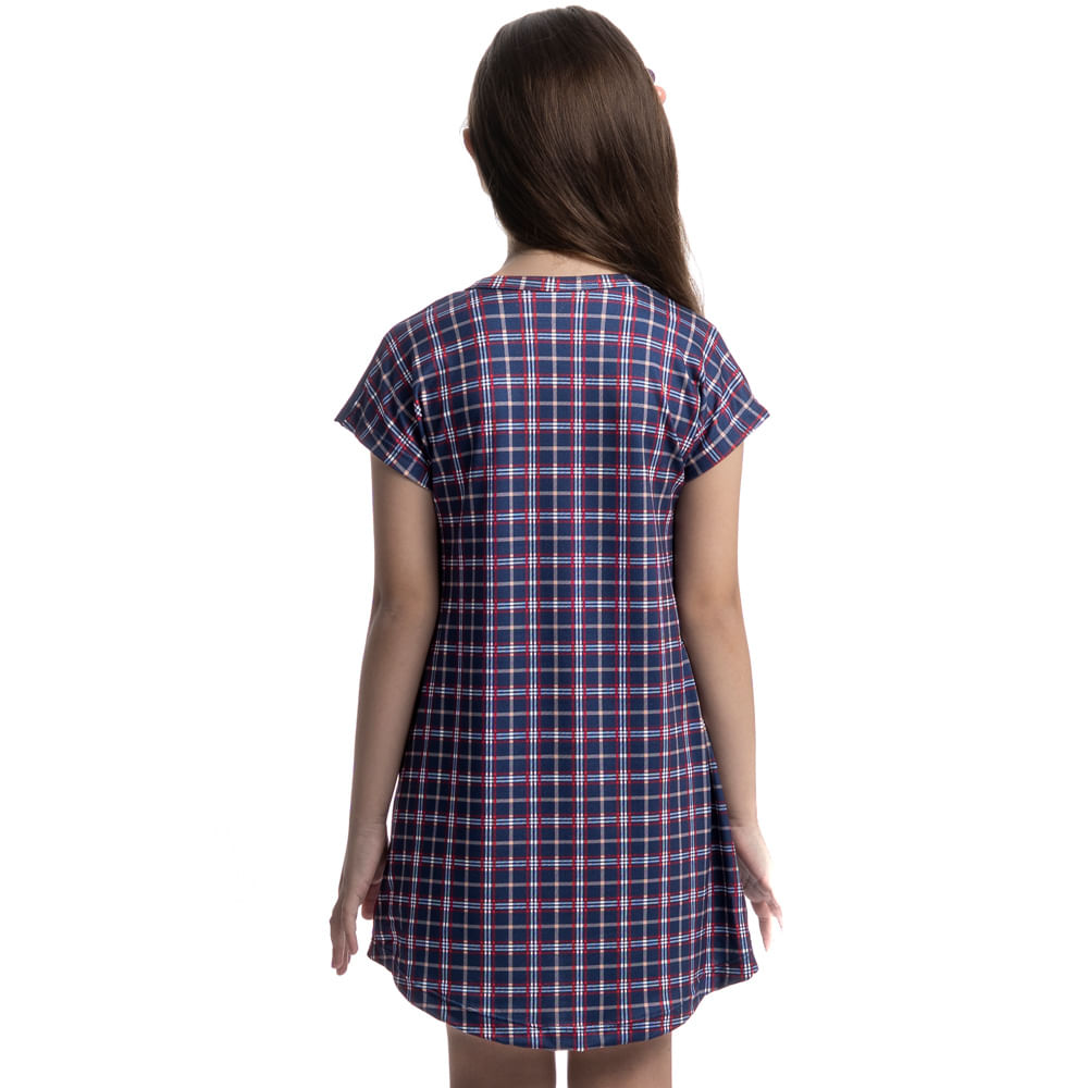 Camisão Curto Infantil Jolly Azul-marinho - Imagem 2