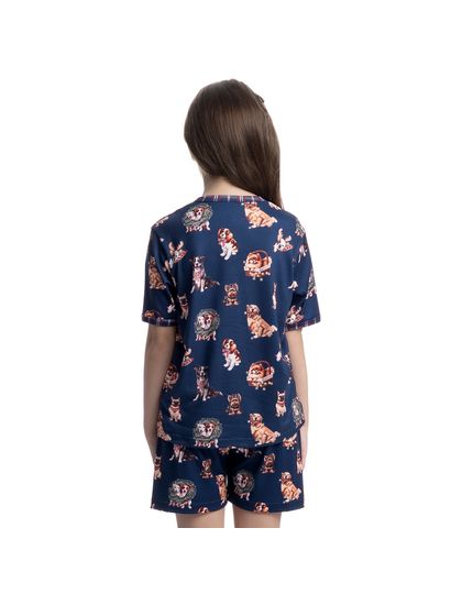 Pijama Curto Infantil Unissex Jolly - Imagem 2 - Desktop