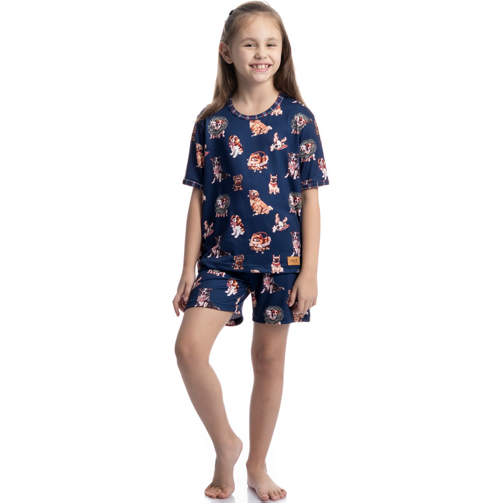 Pijama Curto Infantil Unissex Jolly - Imagem 3 - Mobile